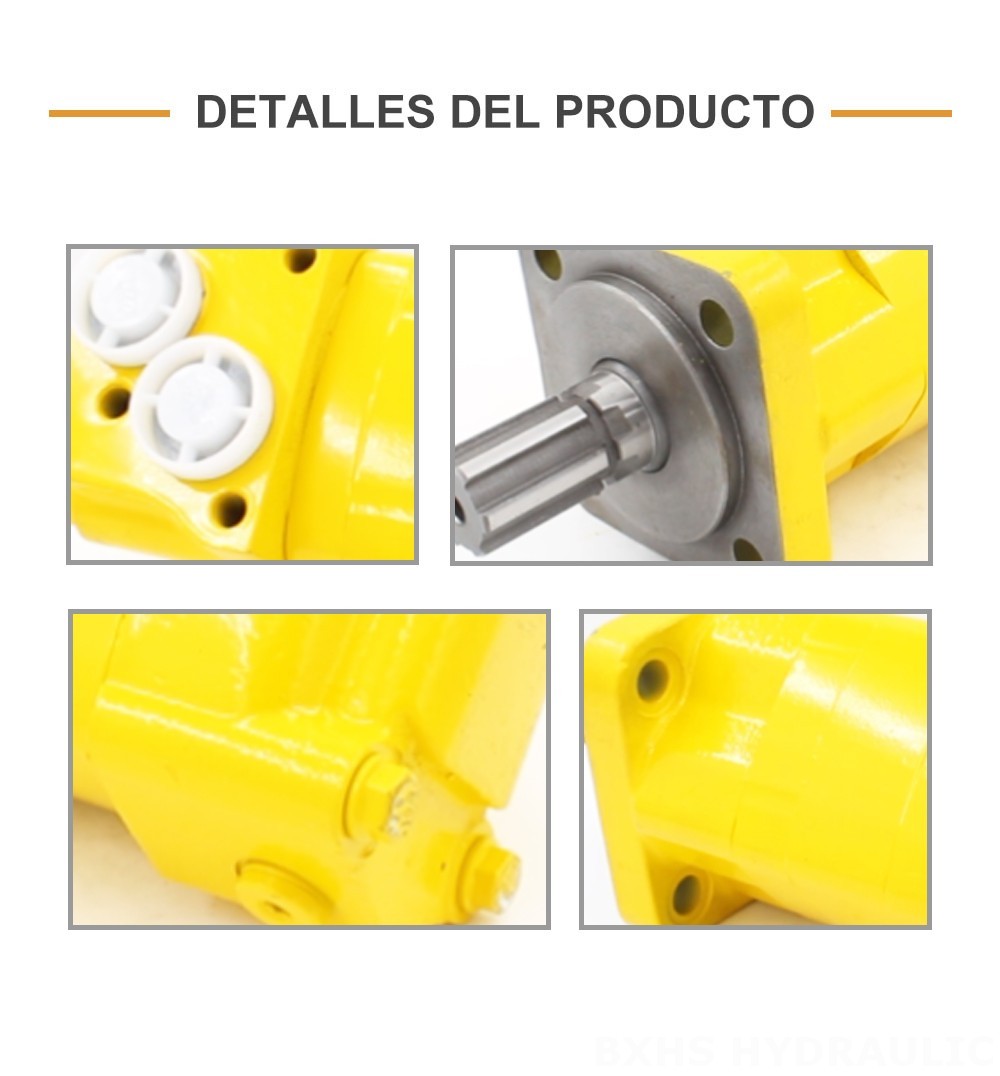 Motor Hidráulico de Cicloide BM5_2 100 cc/r 75 Lpm Motor hidráulico